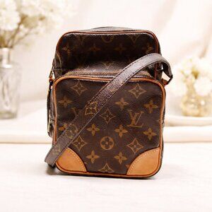 Authentic Louis Vuitton Amazone Monogram Crossbody Bag 239-112525
